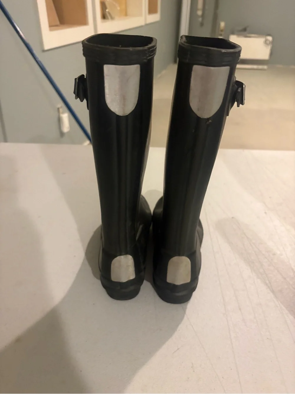 Hunter Kids Black Tall Rain Boots size 2
